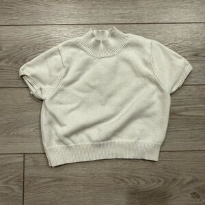 Max Studio Kids Cream Mock Neck Sweater